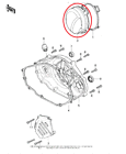 14031-1038 Kawasaki New Oem Kdx Magneto Cover