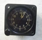 Abu-9-a 7540 Wakmann Aircraft Clock Working With Elapsed Time Cronograph Light