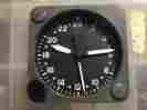 W33-7536-101-2 8-day Wakmann Aircraft Cockpit Clock 24 Hour Dial With Integral Lighting