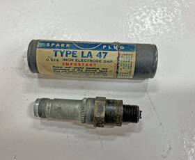 La-47 Ac La 47 14 Mm Vintage Aviation Aircraft Shielded Spark Plug- Used