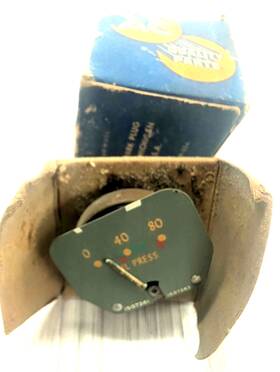 Ac Quality Parts 1507361 Vintage Aircraft Oil Pressure Guage. Mechanical