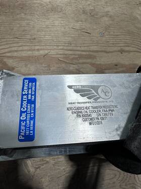8000545 Aero Classics/continental Oil Cooler Replacement For 20795a 639171