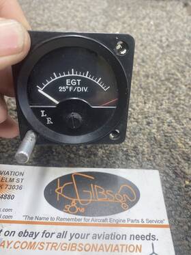 209a-7a2 Alcor Mixture Control Indicator With Mount Egt Exhaust Gas Temperature