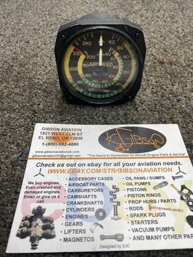 35-380036-7 Beechcraft Airspeed Indicator 407-7