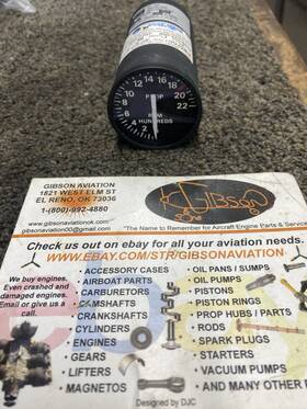 357262-2308 Bendix Propeller Tachometer 29470-2 S/n 8205109
