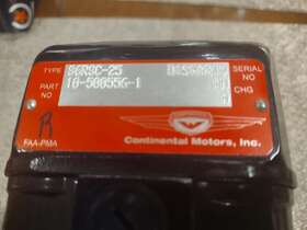 10-500556-1 Bendix Tcm Continental Magneto S6rsc-25