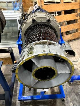 Vl-10139 Bristol Siddeley Viper Cut-out Aircraft Engine Heavy Duty Stand