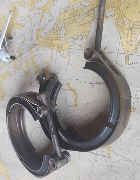 Mvt64832-3 Cessna 2 310 310q T310q Exhaust Coupling Clamp/clamps Pn 0619-105