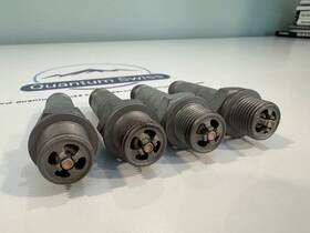 Rc26s Champion Slick Klg Auburn Nice Set Of 4 Aviation Spark Plugs Gapped Cleaned Tested 5/8