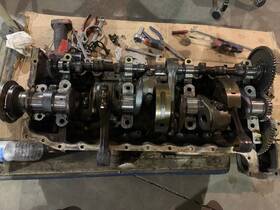 631716 Continental Non Var Io-520 Crankshaft And Rods Air Boat Eng. See Description