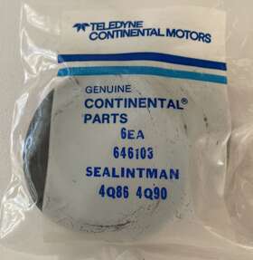 646103 Continental Aircraft Intake Seal P/n New Old Stock Aviation Parts