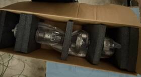 Continental 649895 Io-520 Crankshaft -reconditioned Never Installed Front Alternator
