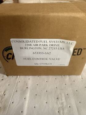 Continental 653353-3a2 Throttle And Metering Asm