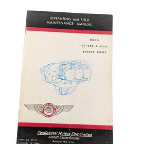 Io-52-2 Continental Io-520-a B And C Series Operating Field Maintenance Manual