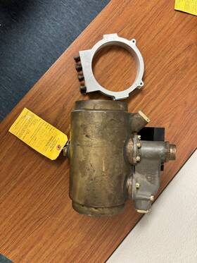 Continental Noa/s/455 Vintage Original 5 Inch Round Radial Aircraft Engine Oil Cooler