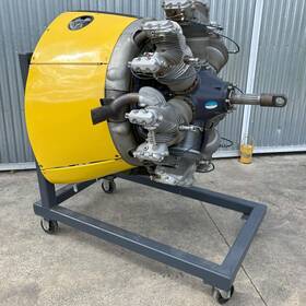 W-670-6n Continental Low Time Aircraft Engine On Stearman Qec Jasco Alternator