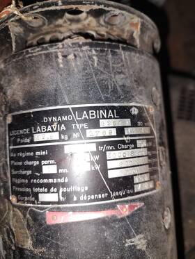 G253a Dynamo Labinal Aviation Starter/alternator Used Needs Refurbished