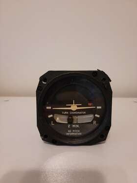 1394t100-3z Electric Gyro Corp. Turn Coordinator With Connector M/n