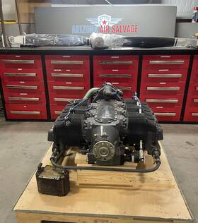 6a-350-c2 Franklin Six Cylinder Engine Smoh With Accessories Seen &mccauley Prop