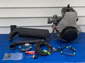 1211435 Fuji 28hp 250 Ultralight Aircraft Aviation Hovercraft Engine And More Exhaust Nice