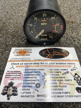 8dj67 General Electric Tachometer Indicator Ma-1 Helicopter