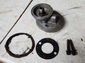 10215675 Gm 92 96 Corvette Oil Filter Adapter Spacer 93 94 95 Oem