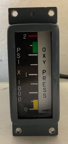 Hickok 820-707 Oxygen Pressure Indicator Learjet 6608401-20