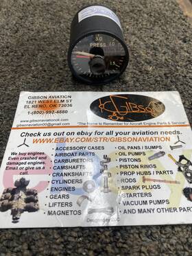 B4357710001 Kollsman 6600138-1 Ratio Pressure Indicator Repaired 8130