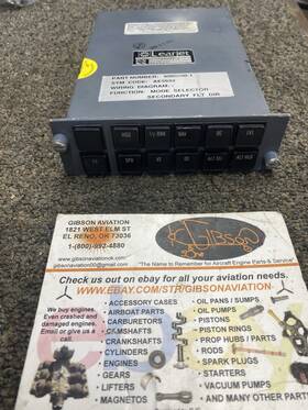 501-1405-01 Learjet Flight Mode Selector Repaired With 8130 99880000-1