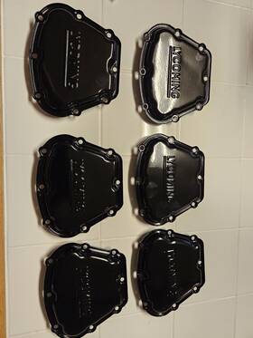 Lycoming 360/480/540/820 360/480/540/720 Angle Valve Covers Powder Coated Black