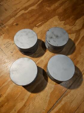 62821 Lycoming Lot Of 4 Pistons Used