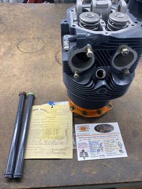 67906 Lycoming 0-290 - D2 Cylinder Used Chrome Inch Ground Or Experimental Only