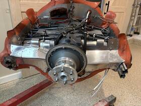 Lycoming L-5286-51b. Io-360 Aircraft Engine With Accessories And Stand