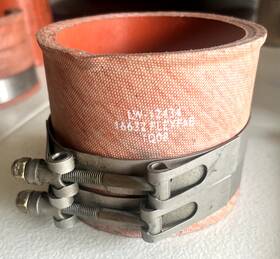 Lw-12434 Lycoming Aircraft Air Box Hose With Clamps Flexfab