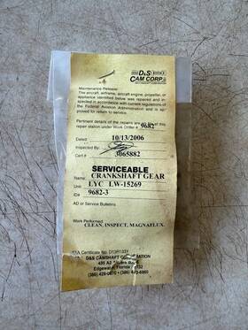 Lw-15269 Lycoming Crankshaft Gear