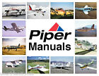 Pa-23 Piper Pa23 Aztec Service Repair Manual Parts Lycoming Engine Manuals