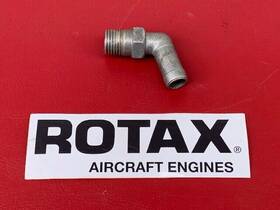 922-242 Rotax 462 582 618 Rotary Valve Oil Lower Fitting Angular Tube Ultralight