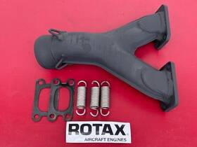 973-128 Rotax 503 Straight 9 Inch Exhaust Manifold Ypipe Header Ultralight Aircraft Ul