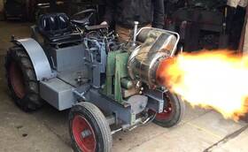 1s60 Rover Jet Turbine Engine 60hp Garden Tractor