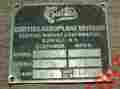 Sbc-3 Data Plate Curtiss Navy Helldiver 1937 100 Original Salvaged