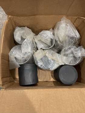 10509 Silv-o-lite Vintage Piston Set Of Eight 3-3/16 Inch For Aircraft Engine