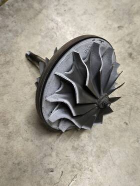 Solar 1054-49827 T62 Rotor Turbine Compressor Core Assembly Damaged