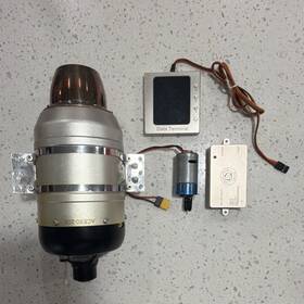 Swiwin Sw60b Old Version 6kg Turbojet Engine Ecu Fuel Pump Full Set Rc Model