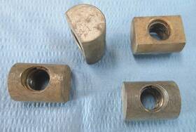 626428 Tcm Continental 539911 4- Aircraft Engine Barrel Nuts Pn. Alternate 627773