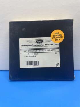 654494 Teledyne Continental Motors Inc 653394 Oem Piston Ring Set # For Chrome Cylinder Only