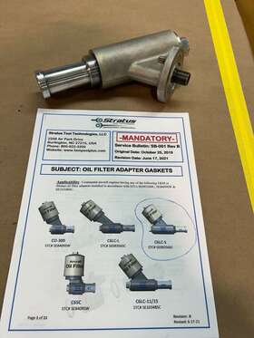 C6lc-s Tempest/stratus Oil Filter Adapter