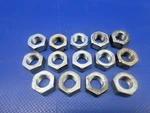 Lycoming Cylinder Base Nut .500-20 P/n STD-2090 Lot Of 14 (0925-898). Fixed Price $89.50.