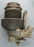 Continental Aircraft Engine 4.060 Std. Cylinder Part 6674-MPC-BJ + Valve Elbow. Fixed Price $212.49.
