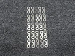 73383 Lycoming Lock Plate Set Of 25 Thickness: .03 (no Data Tag). Fixed Price $61.60.