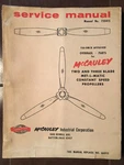 Mccauley Met-l-matic Constant Speed Prop 2D36C14 & 2D36C28 Owner Service Manual. Fixed Price $46.15.
